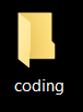 name the folder